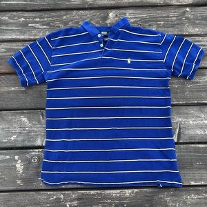 Striped blue Ralph Lauren Polo